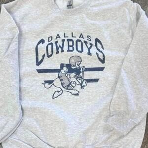Dallas Cowboys Football Sweatshirt, Retro Style 90S Unisex K34